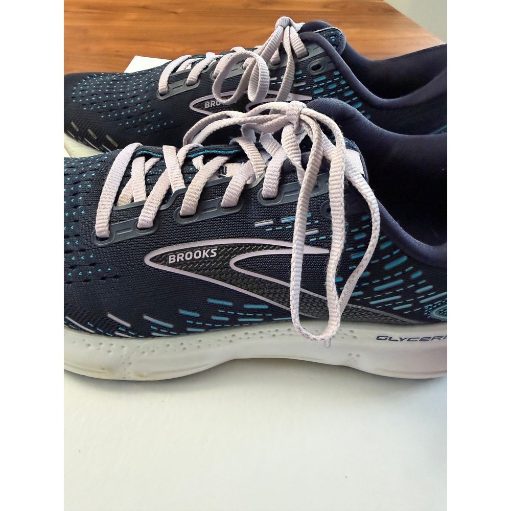 Brooks Glycerin 20 Womens Running Shoes Peacoat Ocean Wide Size 10 - Picture 7 of 15